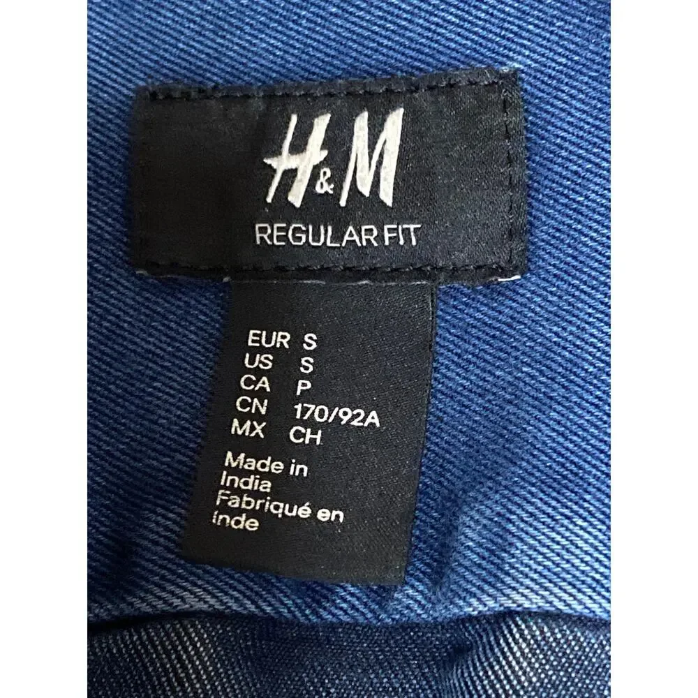 H&M mens blue